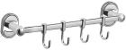 

Планка с крючками для полотенец D-Lin D700, хром (D289700-4)