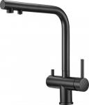 

Смеситель для кухни под фильтр с краном для питьевой воды Milacio Ultra (MCU.559.TB), total black, Черный
