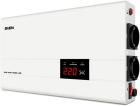 Стабилизатор напряжения Sven AVR SLIM-2000 LCD, 1200 Вт, входное 140-260 В, 2хCEE7/4 розетки, настенное крепление (SV-013950)
