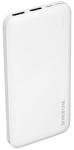 

Внешний аккумулятор Borofone BJ27, 10000 mAh, 2 USB, 2.1 A, Li-pol батарея, с LED-индикатором, белый