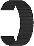 фото Универсальный кожаный ремешок lyambda для часов 22 mm pollux dsp-15-22-bk black