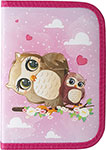 

Пенал Пифагор полиэстер, 19х13 см, ''Cute owls'', 271011