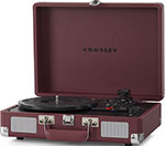 

Виниловый проигрыватель Crosley CRUISER PLUS Burgundy c двухсторонним Bluetooth (CR8005F-BU4)
