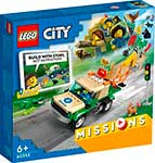 Конструктор Lego City Миссии по спасению диких животных 60353 конструктор lego friends спасательная станция мии для диких зверей 41717
