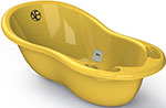 Ванна анатомическая Amarobaby Waterfall Желтый AB221402W/04 подставка для ног amarobaby moving up желтый ab221502mu 04