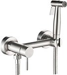 Гигиенический душ со смесителем Haiba HB5520 сталь гигиенический душ со смесителем haiba оружейная сталь hb5517 3