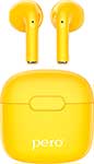 Беспроводные наушники  Pero TWS05 COLORFUL, Yellow наушники smartbuy jazz yellow