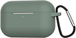 

Чехол силиконовый Eva для наушников Apple AirPods Pro с карабином - зеленый (CBAP302GR)