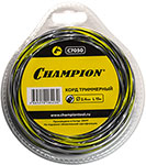 Корд триммерный Champion Tornado 2.4мм* 15м (витой квадрат) C7050 корд триммерный champion aluminium c7035