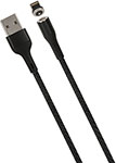 фото Кабель usams sj333 usb - lightning магнитный кабель черный (sj333usb01)