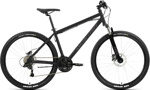 Велосипед Forward SPORTING 27.5 3.2 HD, 27,5'' 8 ск. рост. 19'', 2023, черный/темно-серый (RB3R7813BXBKDGY)