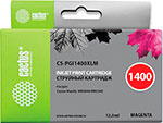 Картридж струйный Cactus (CS-PGI1400XLM) для CANON МВ2040/МВ2340, пурпурный чернила для струйного принтера cactus cs i ept0826 светло пурпурный