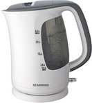 Чайник электрический Starwind SKG3025 тостер starwind st2104 белый серый