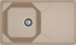 Кухонная мойка GranFest UNIQUE 840L, 1-чаша+крыло 840*500 мм, песочный (U-840L песочный) sks крыло переднее sks shockboard vario 26 29ʺ