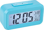 Часы электронные Homestar HS-0110 синие (104306) радиобудильник hyundai h rcl246 lcd подсв красная часы цифровые fm