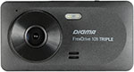 Автомобильный видеорегистратор Digma FreeDrive 109 TRIPLE, 1 Mpix, 1080x1920, 1080p, 150 гр., JL5601, черный автомобильный видеорегистратор digma freedrive 208 night fhd