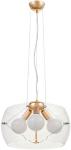 

Люстра подвесная Lumina Deco Globo LDP 6018-400 PR+F.GD, Золото/прозрачный