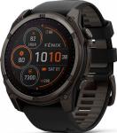 

Смарт-часы Garmin Garmin Fenix 8 Solar Sapphire, титановый, угольно-серый, DLC, черный, 51 мм