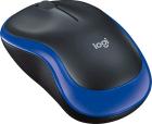

Мышь беспроводная Logitech M185, синий (910-002236), Черный/синий