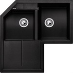 фото Кухонная мойка blanco metra 9e silgranit антрацит