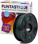 Пластик в катушке Funtastique PETG,1.75 мм,1 кг, цвет темно-зеленый pla пластик в катушке funtastique pla 1kg gy 1 75 мм 1 кг серый