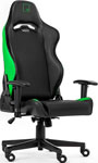 Игровое компьютерное кресло Warp SG-BGN черно-салатовое игровое компьютерное кресло sharkoon elbrus 2 черно зеленое