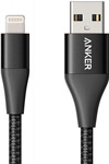 USB кабель ANKER кабель Anker A8452 12W A->8pin MFI 0.9м BK дата кабель anker