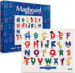 Магнитный планшет для рисования Назад к истокам Magboard Алфавит ENGLISH, белый (MGBB-ENGLISH)