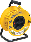 

Удлинитель на катушке IEK УК20 с т/з 4 места 2P/20м 2х0 75 мм2 ''Garden''