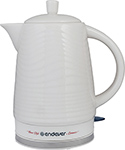 Чайник электрический Endever KR-460C (90232) белый паровая швабра endever odyssey q 621 белый оранжевый