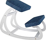 Коленный стул Конек Горбунек цвет Бело-синий - фото 1