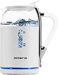 Чайник электрический Polaris PWK 1563CGL Water Way Pro белый портативный ирригатор bitvae f30 water flosser 7 насадок f30 global белый