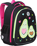 

Ранец Grizzly анатомическая спинка, c брелоком, для девочек, ''AVOCADO LOVE'', 36х28х20 см, RAz-286-11/1, 271189