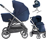 

Коляска Inglesina Aptica System Duo 2 в 1 на шасси Aptica Grafite Blue Navy (AA72N6PTB + AE70N6202) цвет PORTLAND BLUE