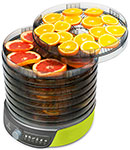 фото Сушилка для овощей с функциями приготовления йогурта и десертов мастерица efd-1001vm оливковый с серым