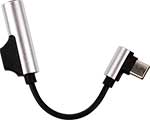 

Адаптер-переходник Barn&Hollis Type-C – AUX (Jack 3.5 mm) + зарядка, серый
