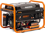 Электрический генератор и электростанция Daewoo Power Products GDA 3500 DFE