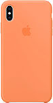 фото Силиконовый чехол apple silicone case для iphone xs max цвет (papaya) свежая папайя mvf72zm/a