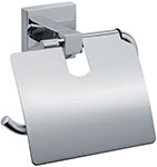 Держатель для туалетной бумаги Fixsen Metra, с крышкой (FX-11110) стойка с держателем для бумаги fixsen напольная fx 433