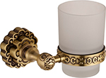 Держатель со стаканом для ванной комнаты Bronze de Luxe WINDSOR, бронза (K25006) держатель с дозатором и стаканом fbs esperado esp 008