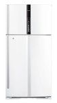 фото Двухкамерный холодильник hitachi r-v910puc1 twh белый