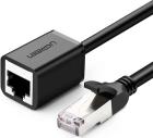 

Удлинитель Ugreen NW112 Cat 6 F/UTP Ethernet RJ45 Extension Male/Female Patch Cords, 1 м, черный (11279)