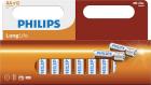 Батарейки цинково-хлоридные Philips Longlife, 12AA, в коробке с окном (R6L12B/97)