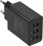 

Сетевое зарядное устройство Vention на 3 порта USB 2.4A, черный (FEAB0-EU)