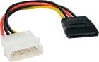 Кабель питания ExeGate EX-CC-SATA-PS, Molex 4pin/SATA15pin, 015м (EX138936RUS)