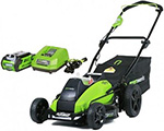 

Колесная газонокосилка Greenworks GD 40 LM 45 K4 2500407 UB