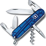 

Нож перочинный Victorinox Spartan 91 мм 12 функций полупрозрачный синий