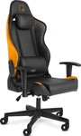 Игровое компьютерное кресло Warp SG-BOR черно-оранжевое игровое компьютерное кресло warp gr bpp черно фиолетовое