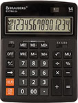 Калькулятор настольный Brauberg EXTRA-14-BK ЧЕРНЫЙ, 250474 калькулятор настольный brauberg ultra pastel 12 pk розовый 250503