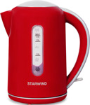 Чайник  Starwind SKG1021 1.7л. 2200Вт красный/серый